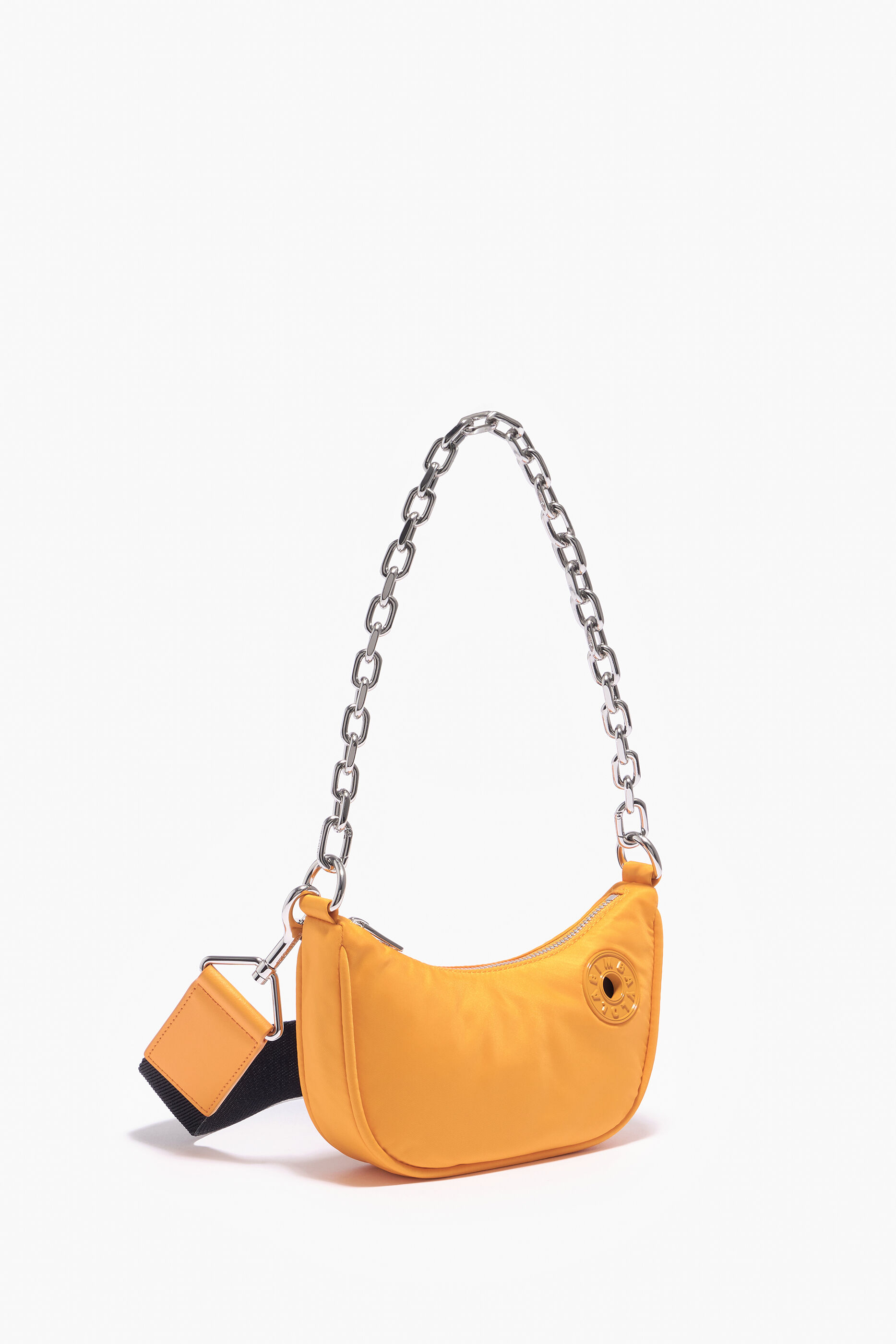 Bolsa Moon XS em nylon cor açafrão