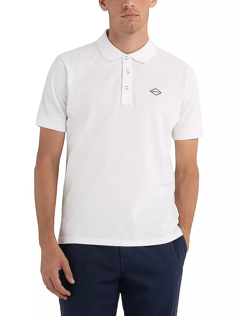 REPLAY Poloshirt  weiss