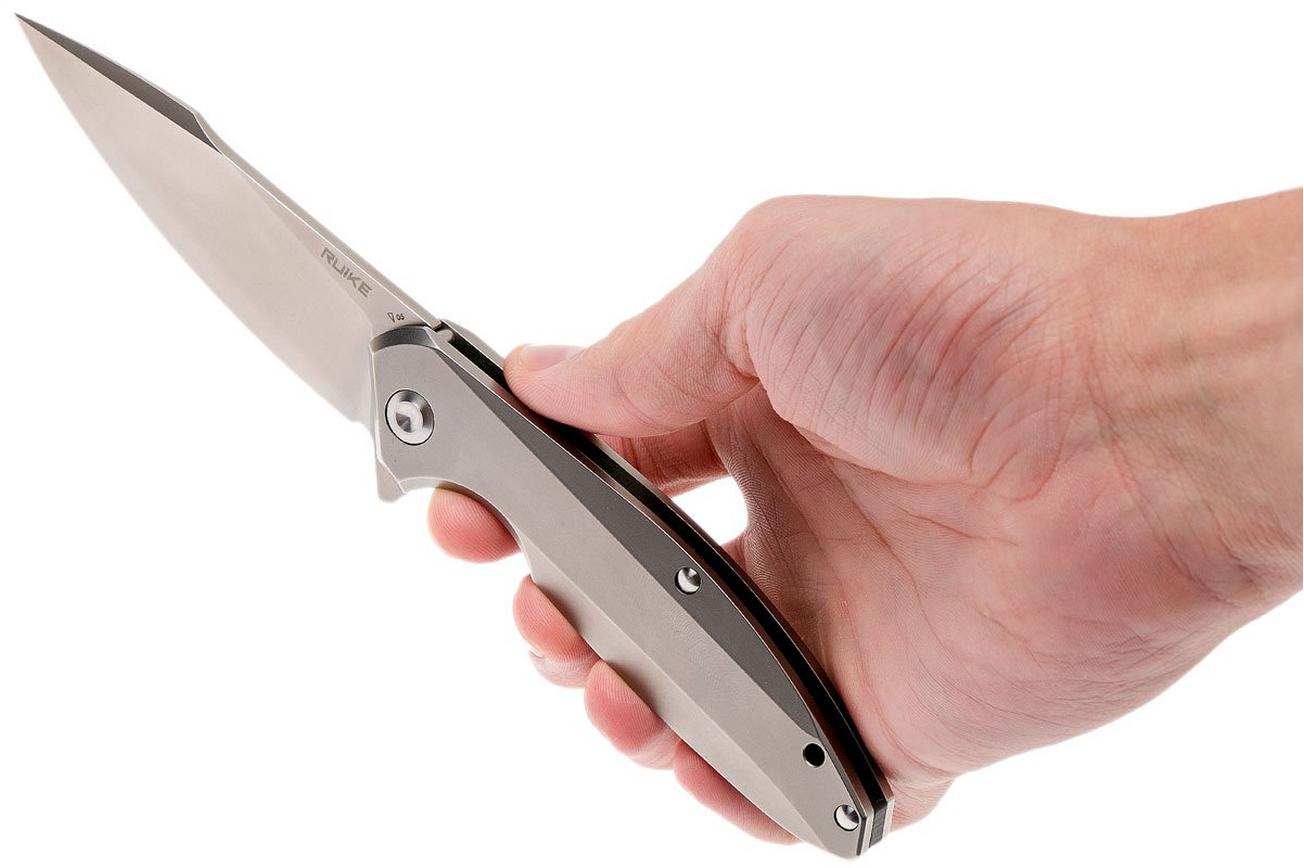 Ruike P128-SF zakmes, Stonewashed finish