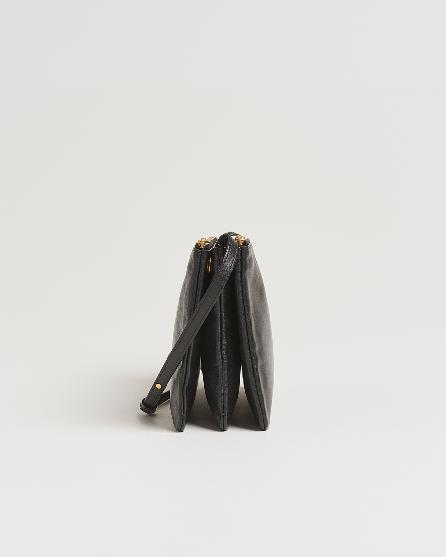Celine Pre-Owned Trio Bag Medium Leather Black