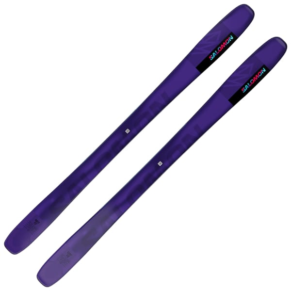 Ski SALOMON QST 98 TILLANDSIA PURPLE / PASTEL NEON BLUE 3 / POPPY RED