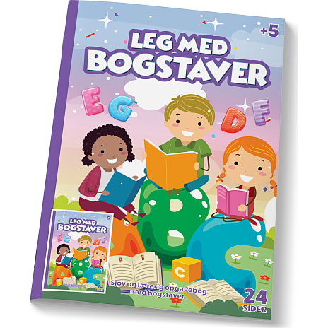 Leg med bogstaver 24 tegninger A4