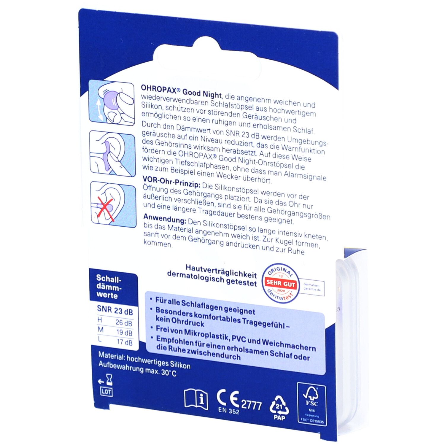 OHROPAX® Good Night Ohrstöpsel – für einen erholsamen Schlaf