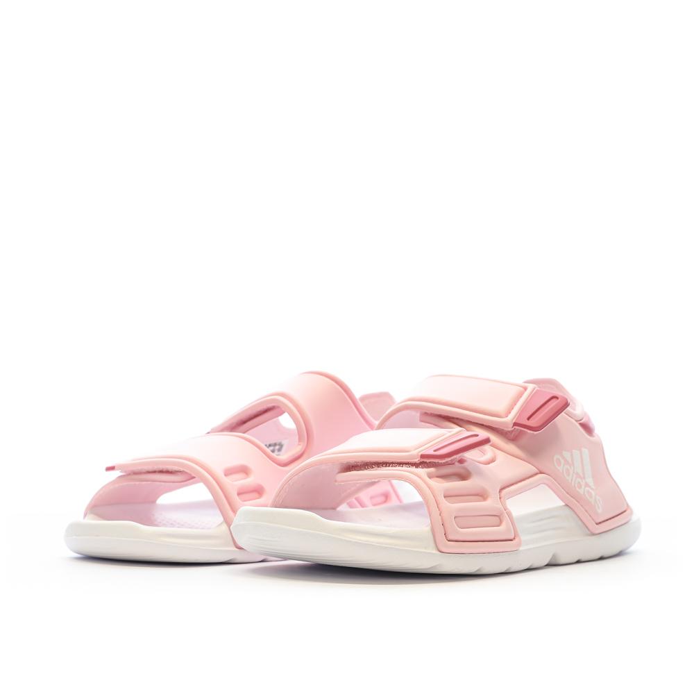 Adidas Sandales Rose/Blanche Fille Adidas Altaswim