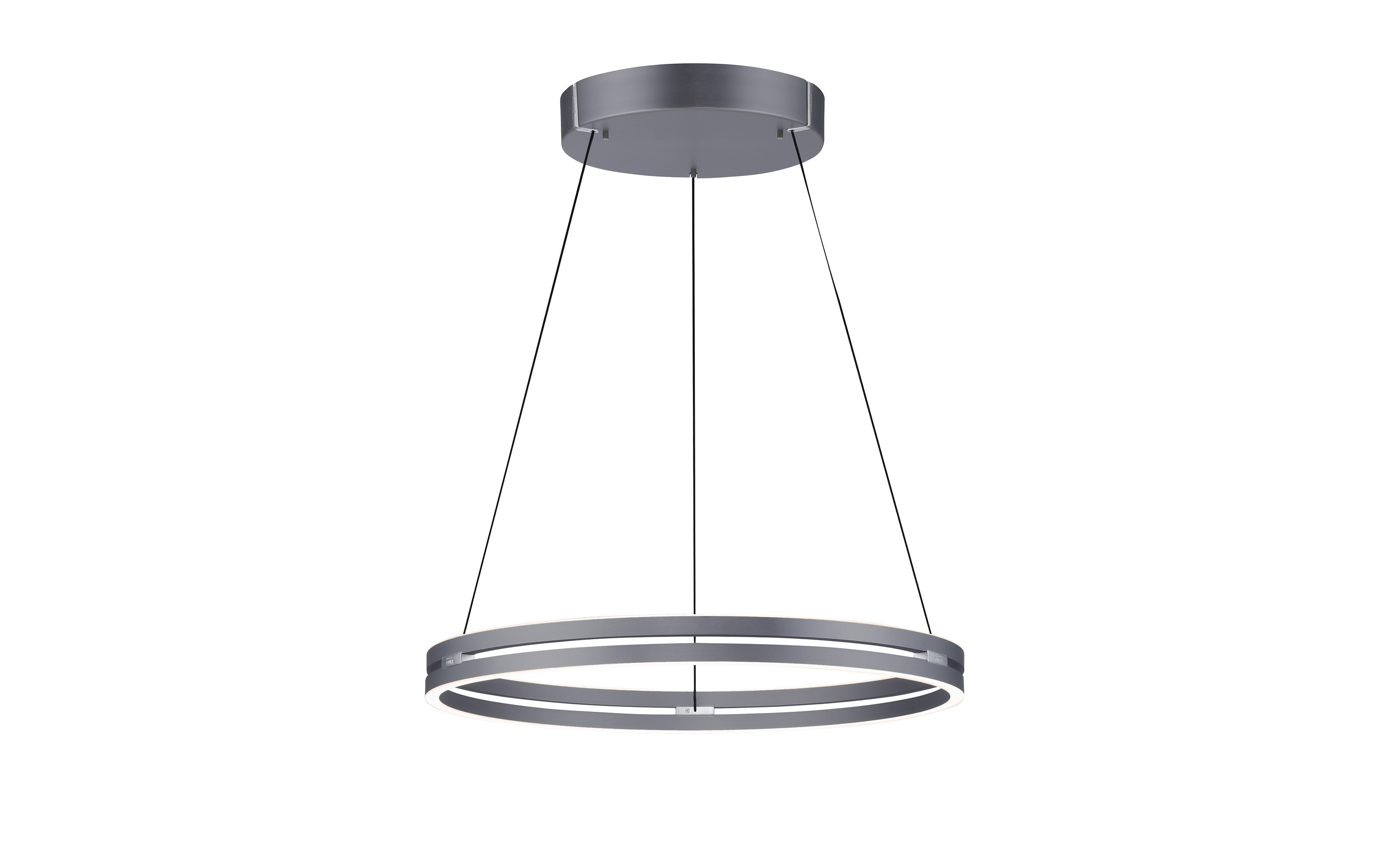 LED-Pendelleuchte Pure E-Clipse, grau, 240 cm