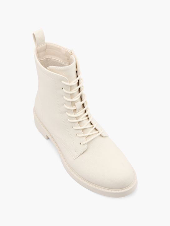 Graceland Schnür-Stiefelette Weiss