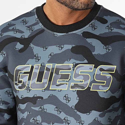 Sweat Crewneck Z3BQ14 Gris Camouflage