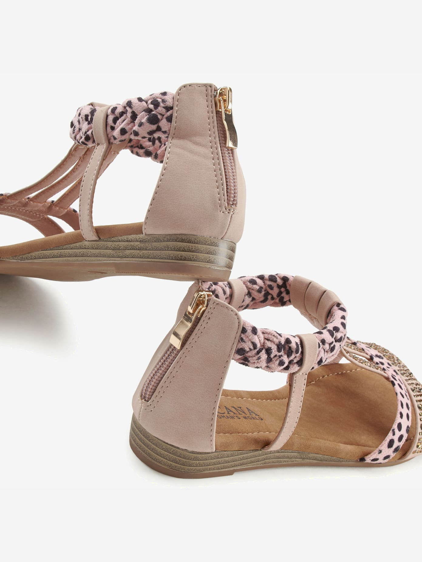 Sandales superbes éléments décoratifs, brides raffinées et petites pierres brillantes fantaisie
