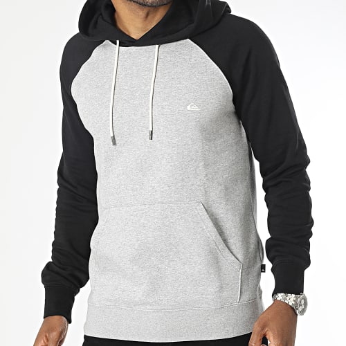 Sweat Capuche EQYFT04765 Gris Chiné Noir