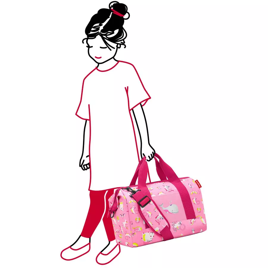 reisenthel® allrounder M kids abc friends pink