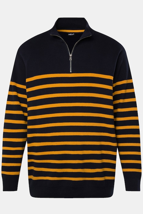 Men+ Troyer, Ringel, Zippkragen, bis 8 XL