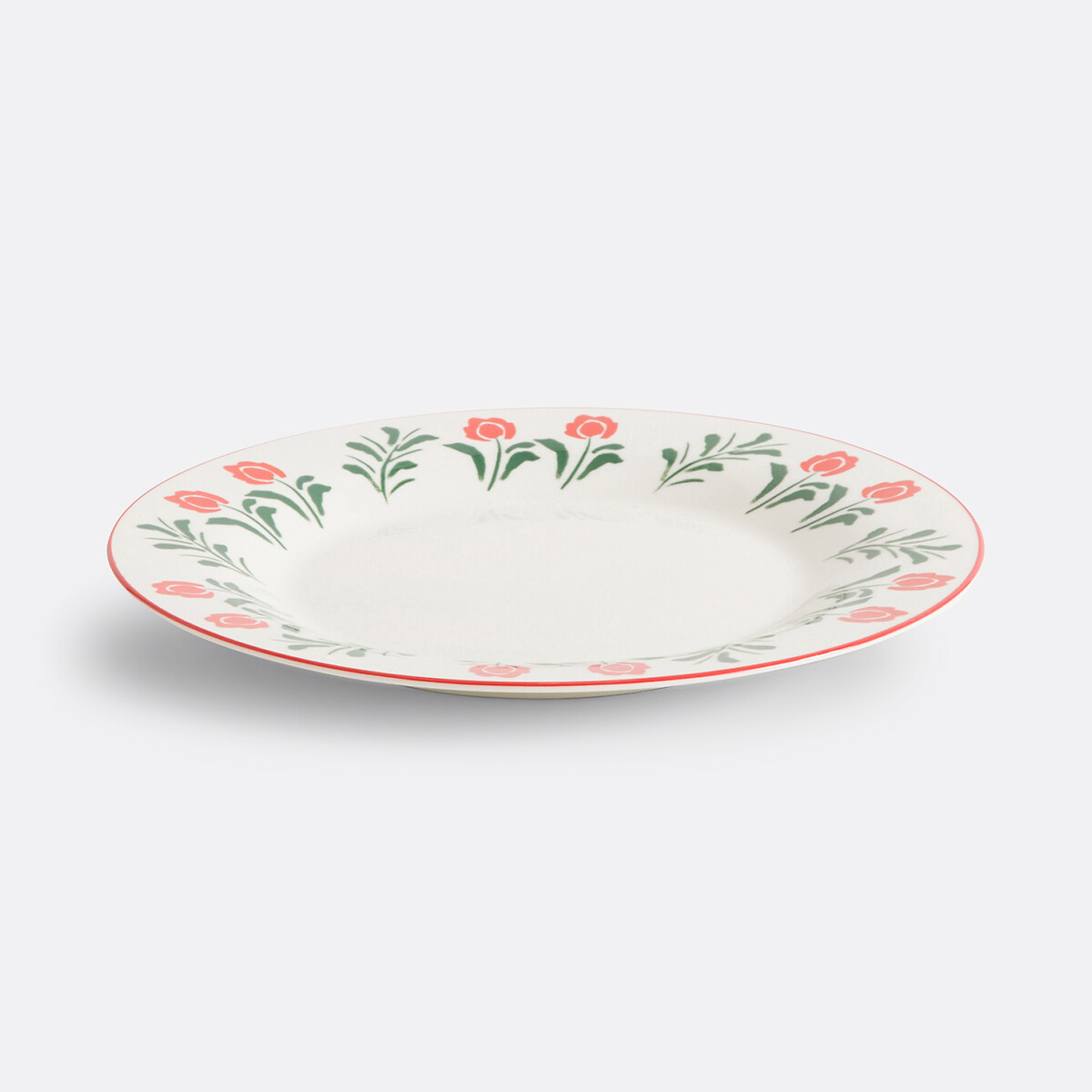LA REDOUTE INTERIEURS<br>Conjunto de 4 pratos de porcelana, Lysor