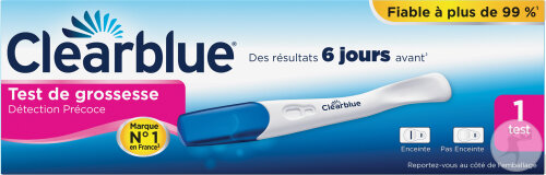 Clearblue Test De Grossesse Détection Ultra Précoce 1 Pièce