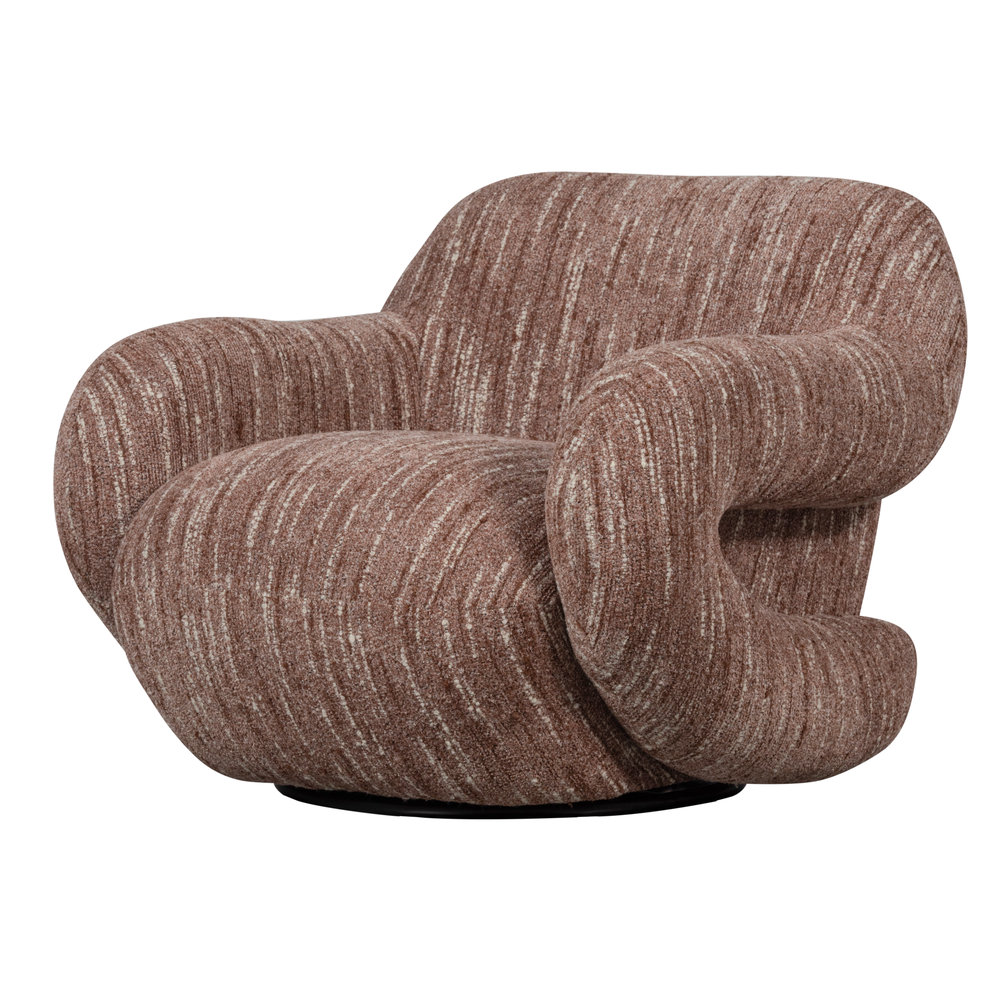 Folke Fauteuil - Chenille - Oudroze melange