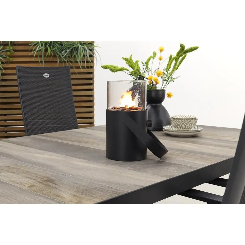 Hartman Napoli/Kings tuinset antraciet - 180x100 cm