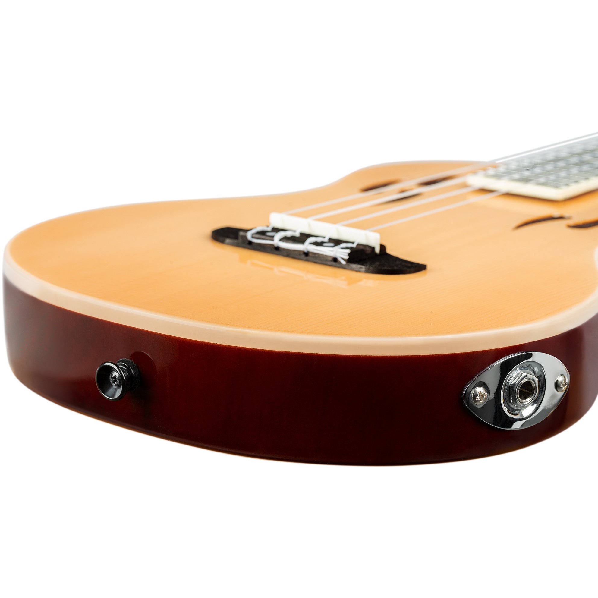 Ortega TourPlayer Series RTPS-U-NAT elektrische tenor ukelele met gigbag