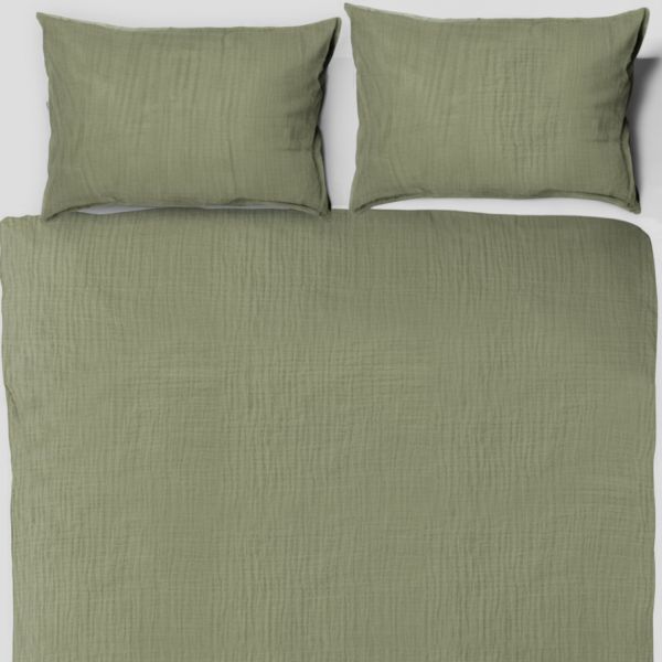 Town & Country Mousseline Dekbedovertrek - 200 x 220 cm - Zand