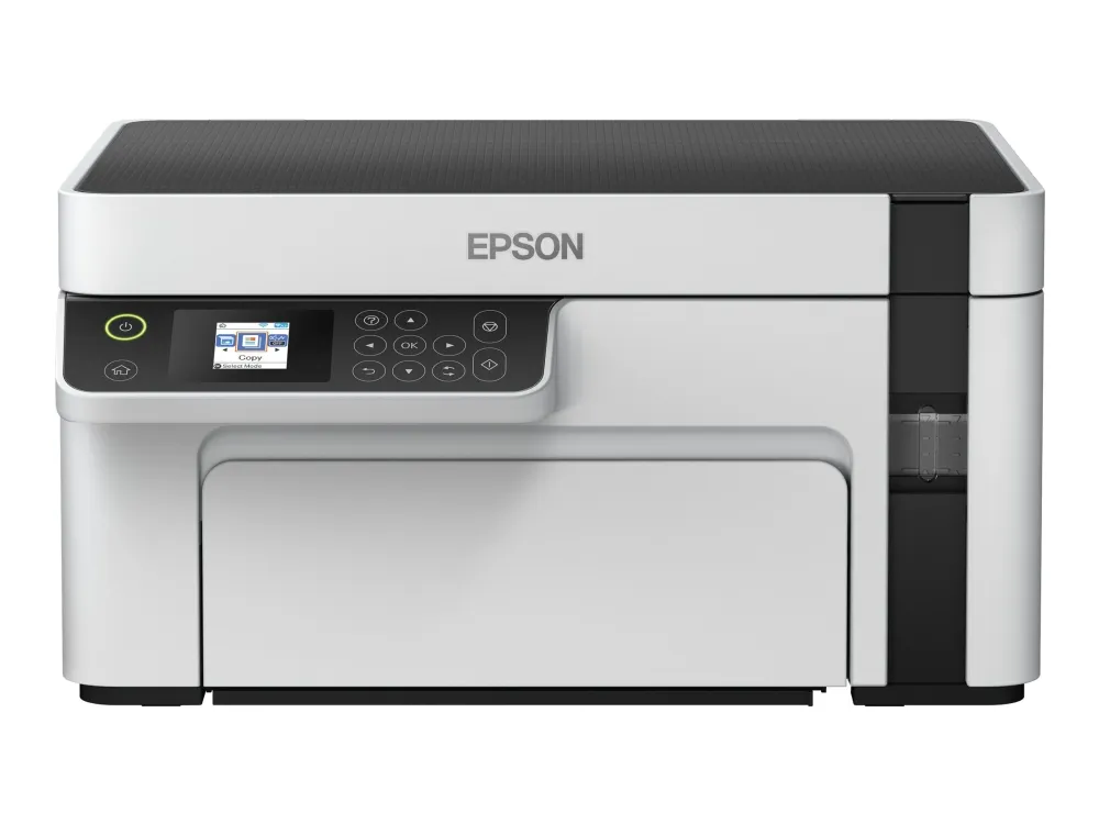 Epson EcoTank ET-M2120 - Multifunktionsprinter - S/H - blækprinter - A4/Legal (medie) - op til 15 spm (udskriver) - 150 ark - USB, Wi-Fi - hvid