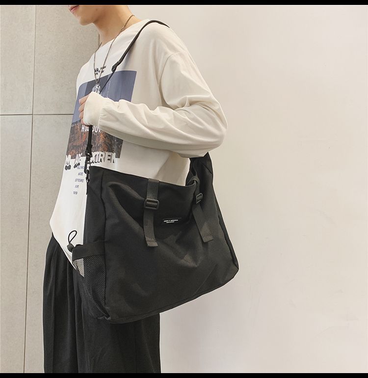 SUNMAN - Tote Bag met cartoonprint