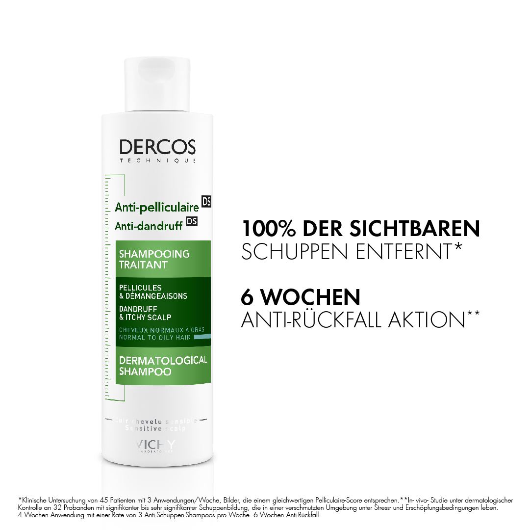 Vichy Vichy Dercos Anti Schuppen Shampoo fettiges Haar 200 ml