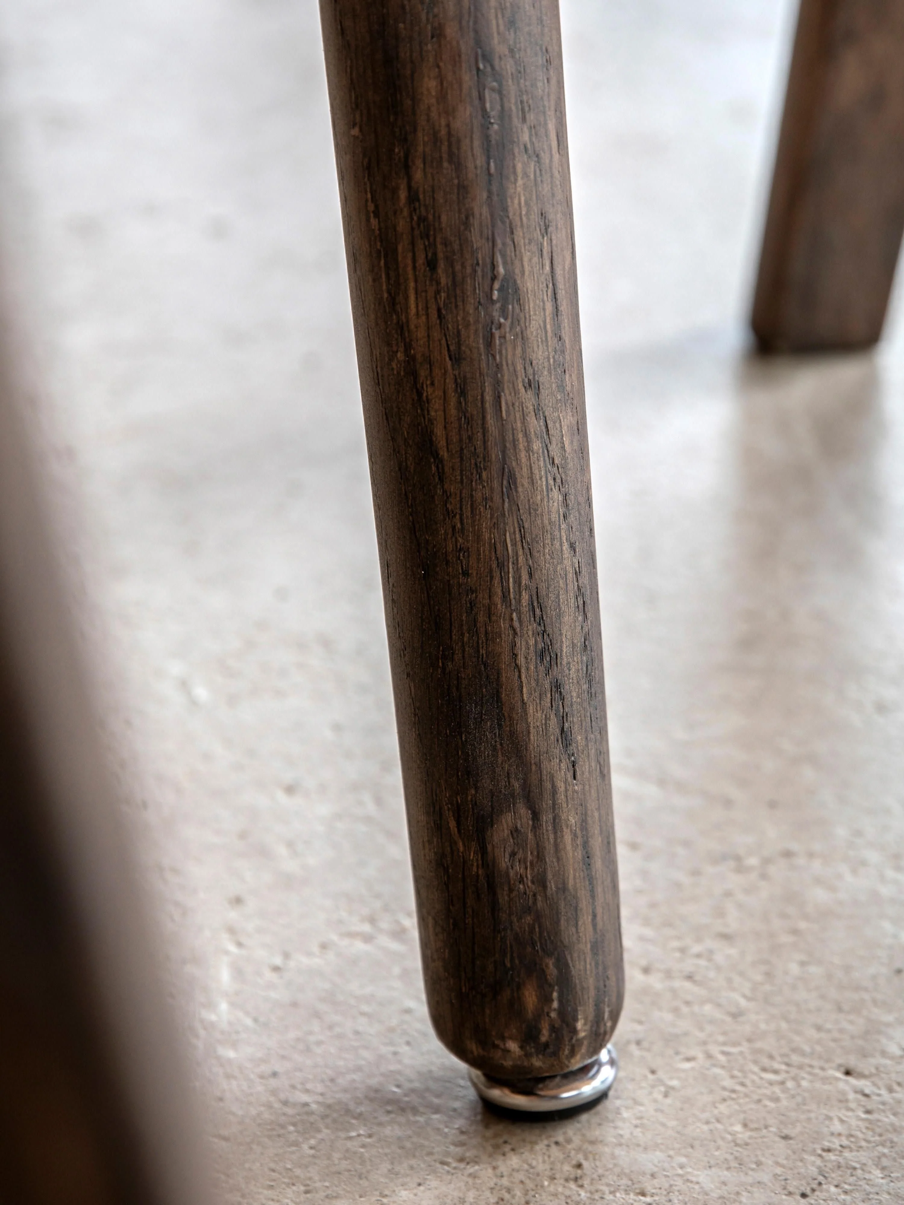 Ronde eikenhouten eettafel Hatfield, Ø 110 cm