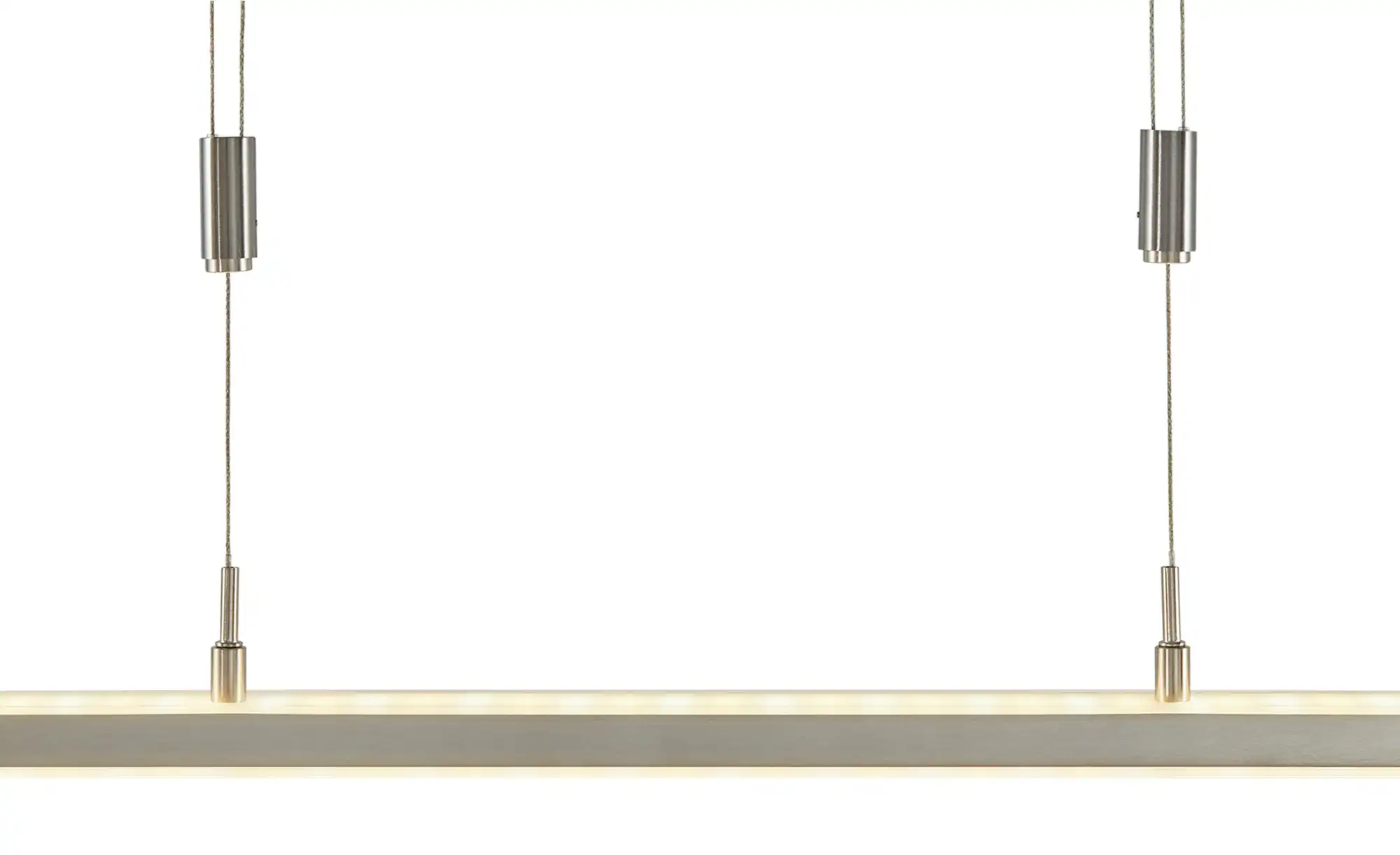 Fischer-Honsel LED-Pendelleuchte, Nickel-matt mit Dimmer