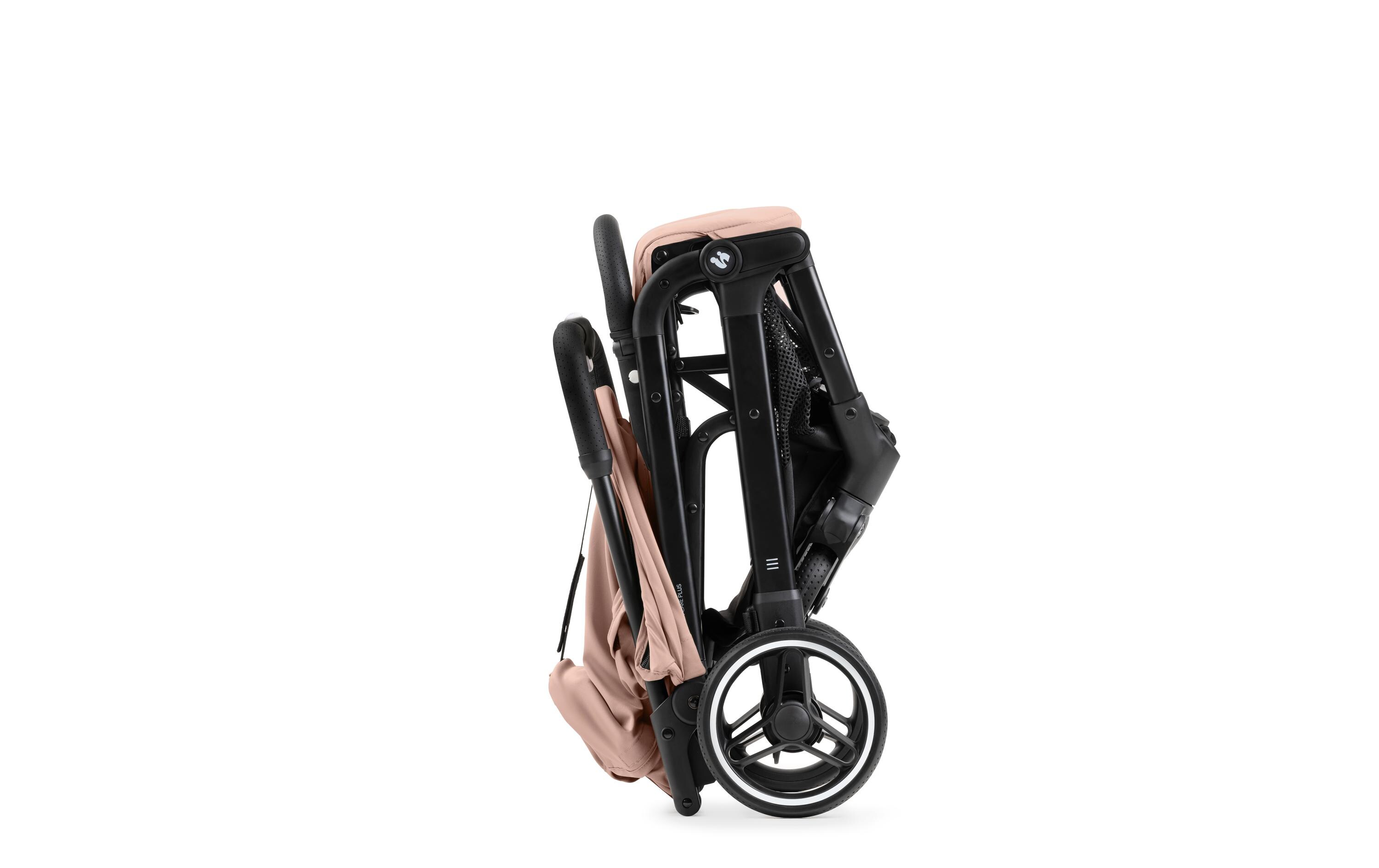 Buggy Travel N Care Plus Haselnuss Rosa<br>Kompakter Kinderwagen mit falt- und tragbarem Buggy