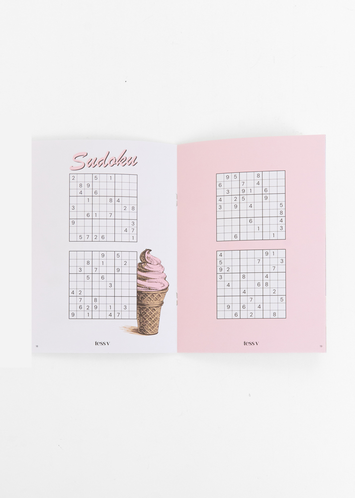 Puzzelboek zomer multikleur