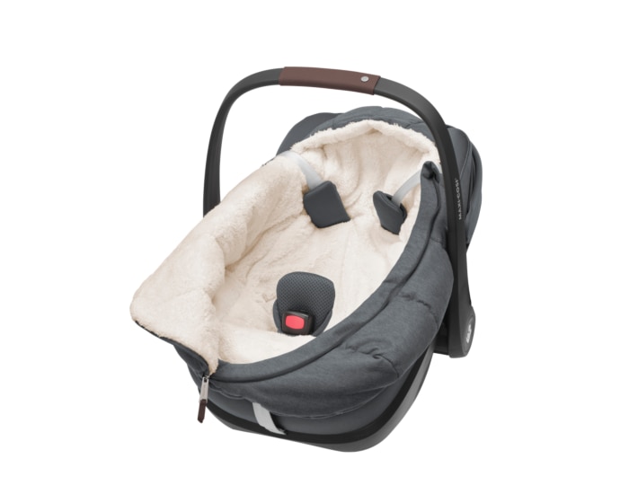 Fußsack für Babyschale 0 - 12 M  45 - 75 cm     Hält dein Baby warm |    Einfach und sicher   |    Weiche und strapazierfähige Stoffe |    Maschinenwaschbar |