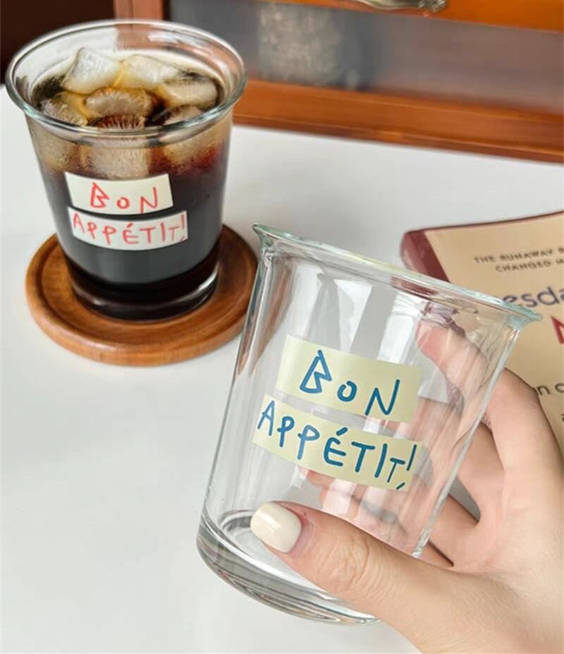 Home Simply - Beletterd drinkglas (verschillende ontwerpen)