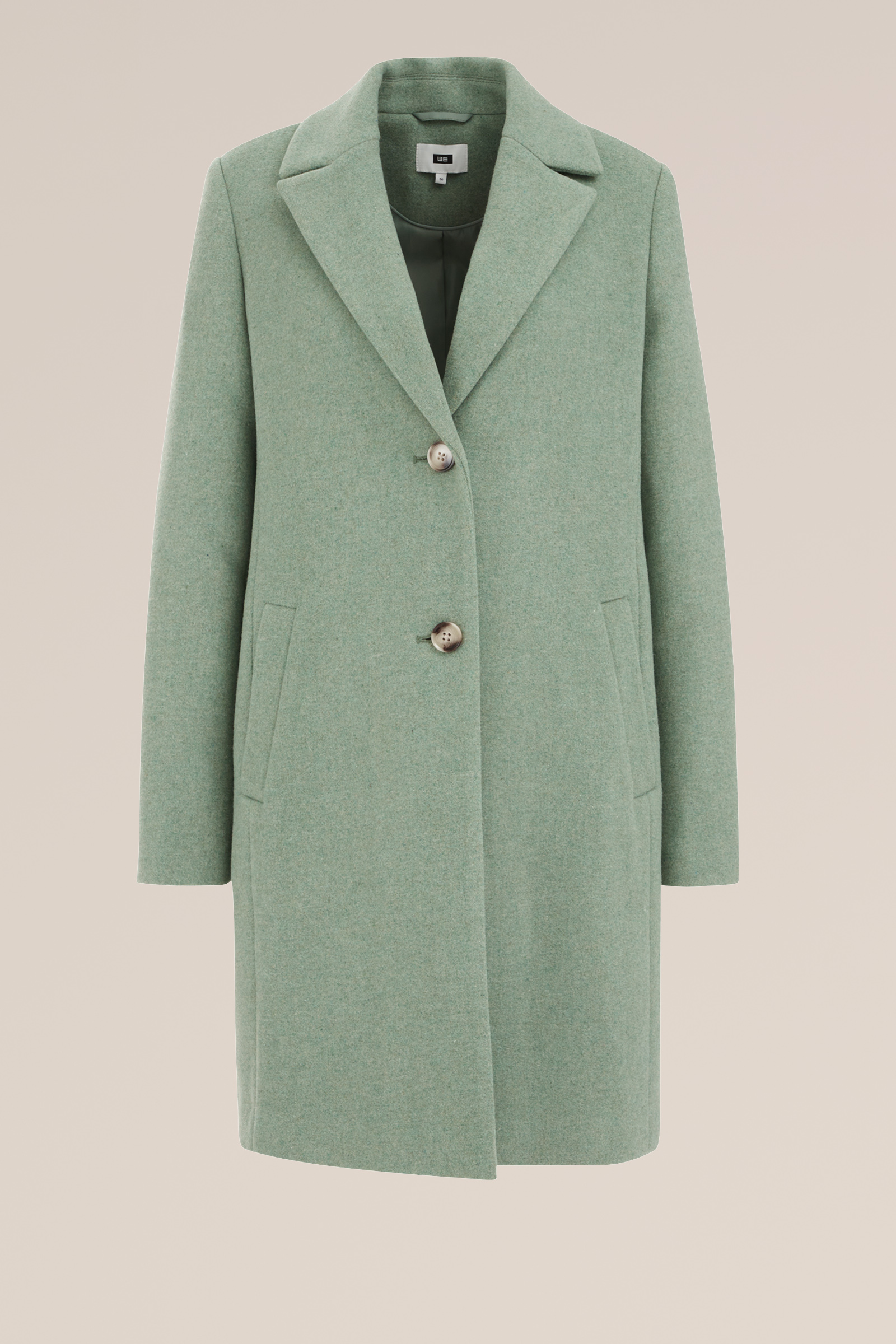 jas van wolmix WE Fashion Pastelgroen