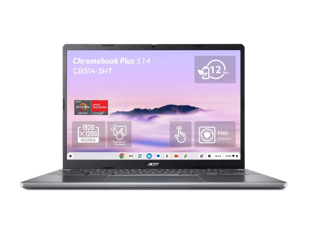 Acer Chromebook 514 C937-TCO - Intel N-series - N150 / op til 3.6 GHz - Chrome OS - Intel Graphics - 8 GB RAM - 64 GB eMMC - 14