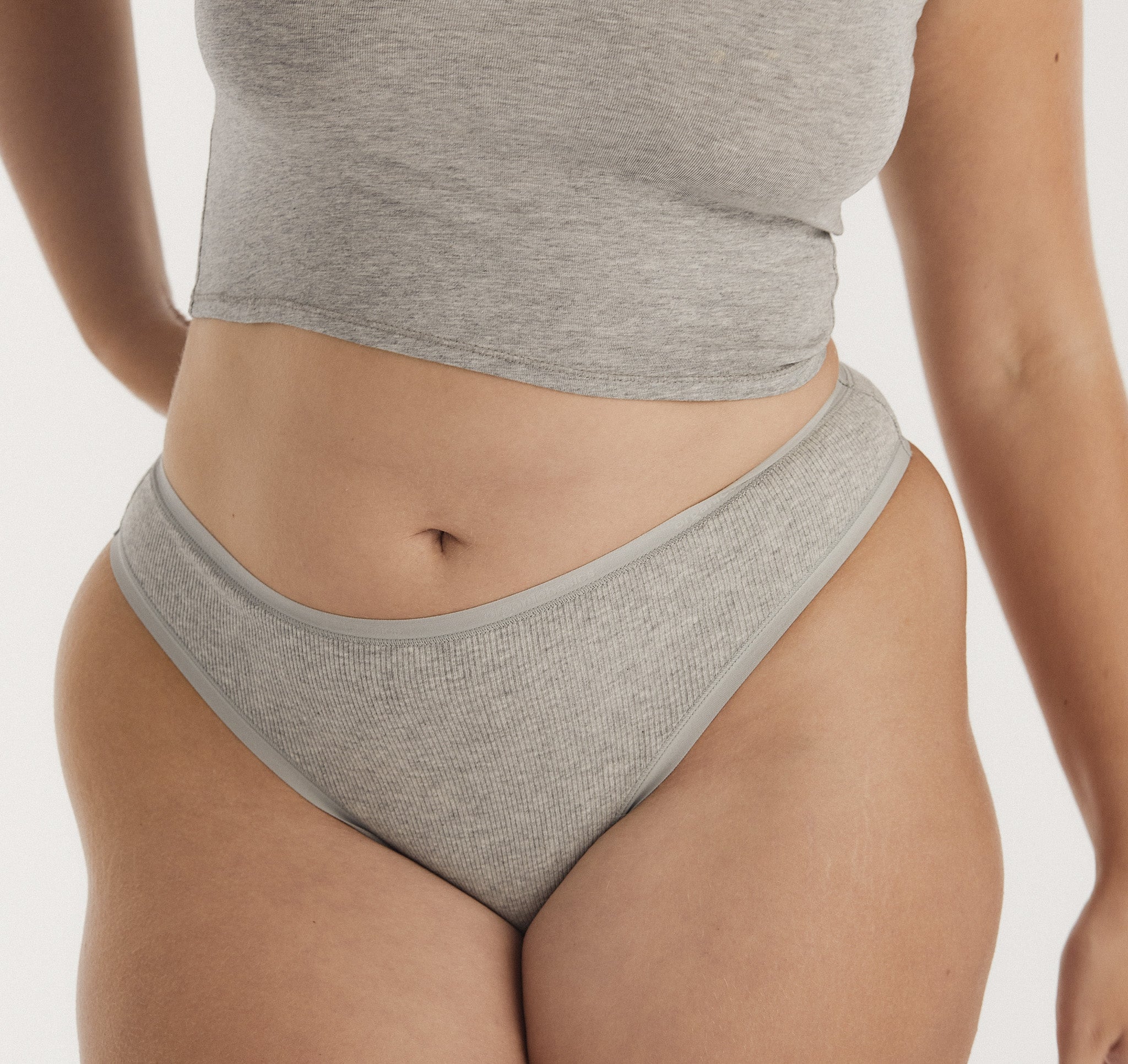 ORGANIC COTTON<br>Core Rib Thong