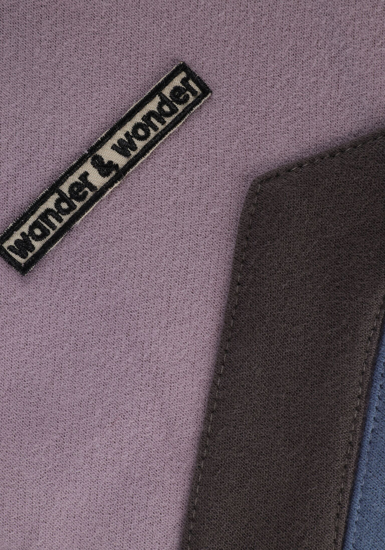 WANDER & WONDER lichtroze wander & wonder vest zip up tracksuit