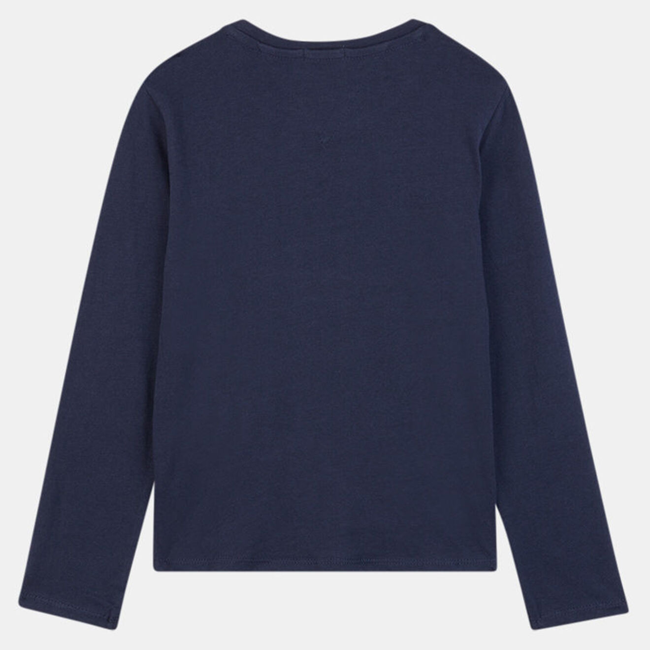 Tommy Hilfiger T-Shirt en Coton biologique Basic ML bleu marine