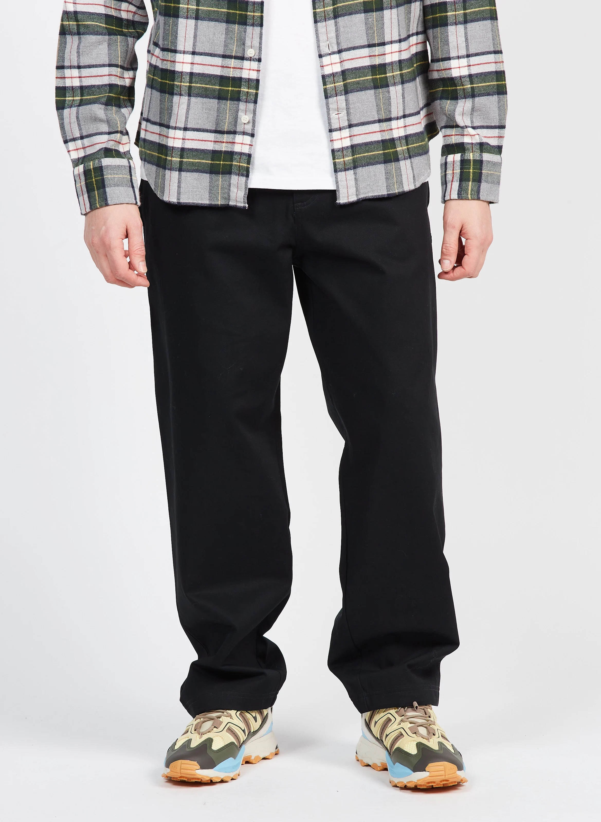 Pantalon large en coton| Noir