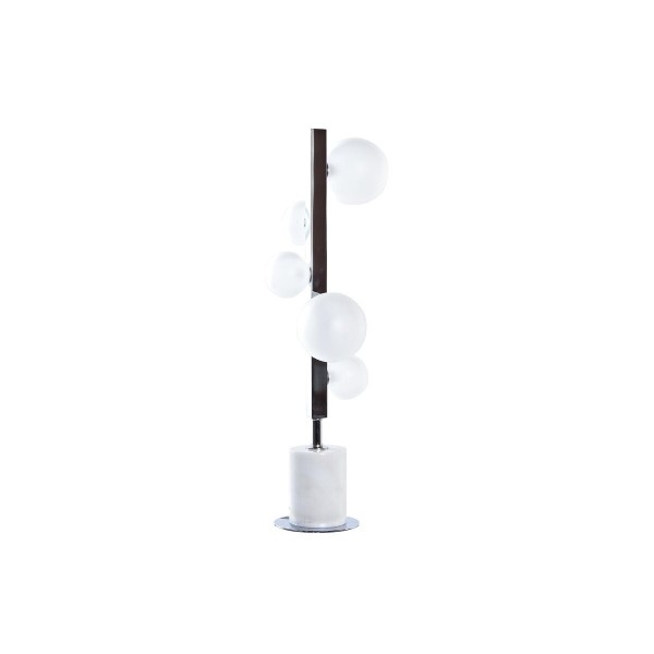 Lampe de bureau argenté blanc 220 v moderne (15 x 15 x 68 cm)