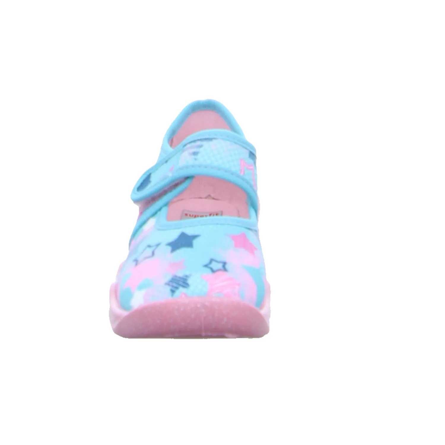 SUPERFIT Kinder-Hausschuh Mint Textil  Mädchenhausschuh
