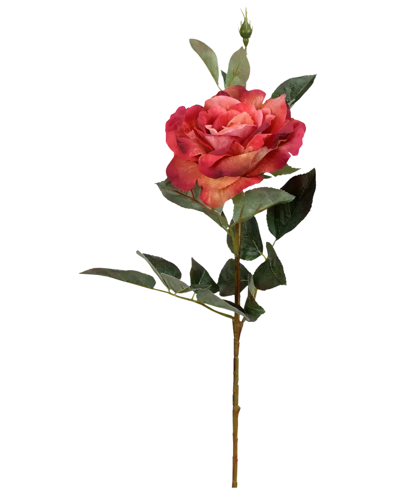 Kunstig rose - 66 cm