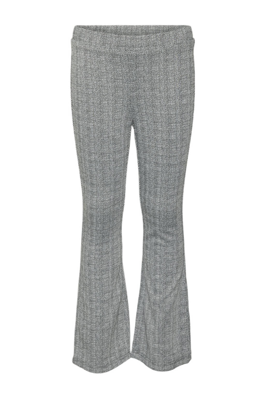VERO MODA GIRL broek VMSILVA met all over print zwart/wit