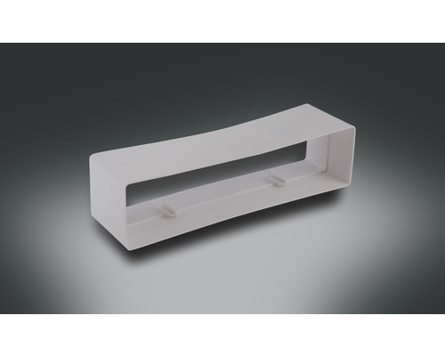 Rotheigner vlakke kanaalaansluiting, wit, 220x54 mm