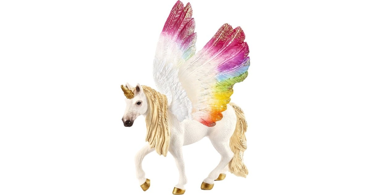SchleichBayala - Gevleugelde regenboog eenhoorn speelfiguur  (70576)
