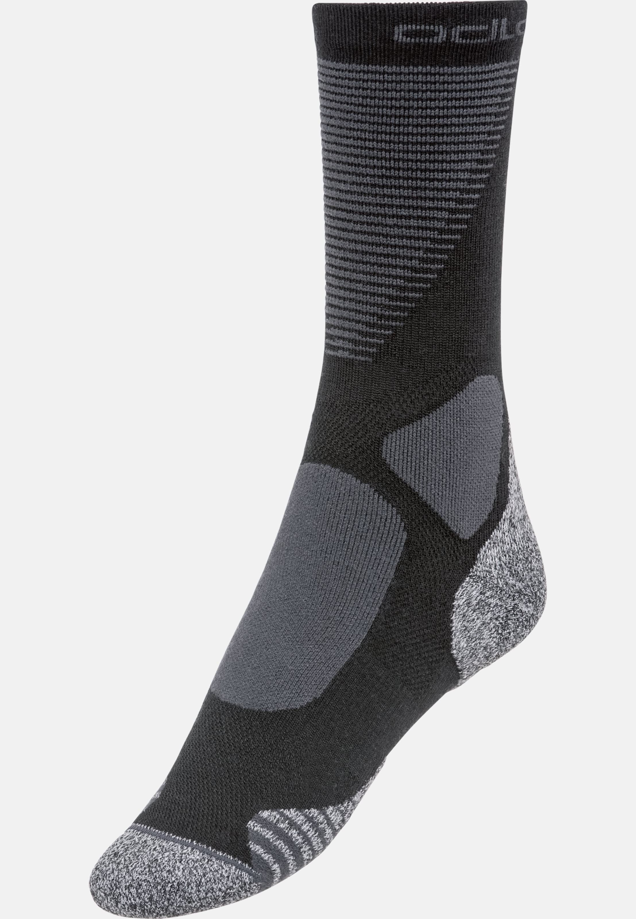 Unisex Active Warm XC Socken in black - odlo graphite grey
