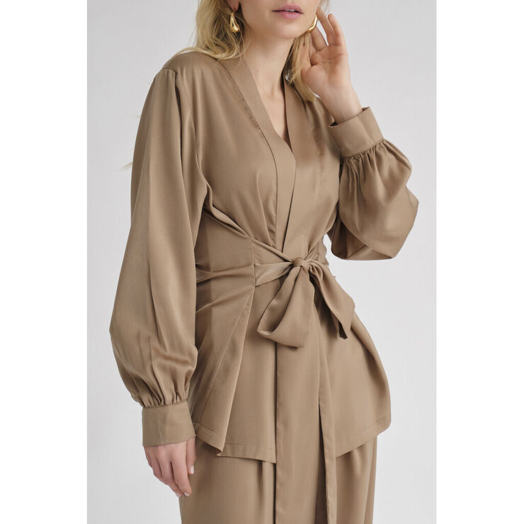 A-VIEW Anna shirt Camel
