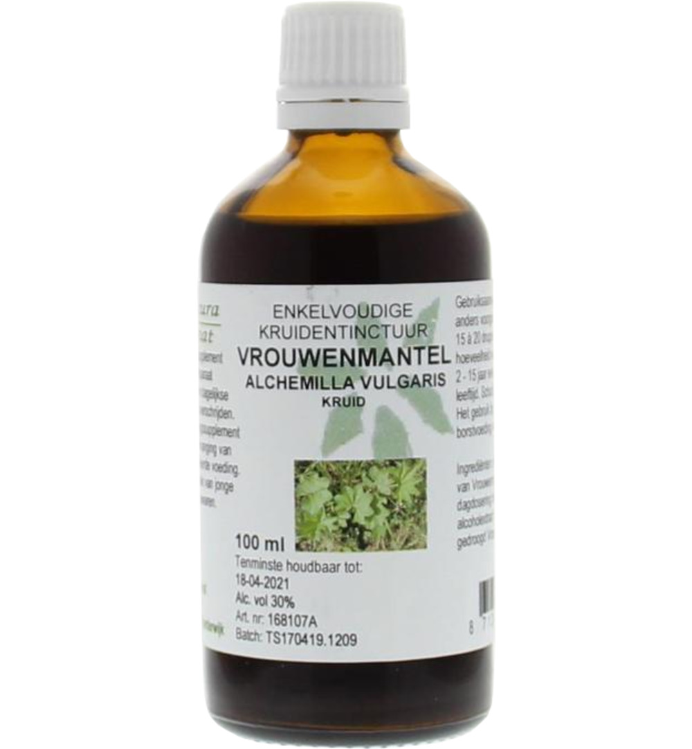 De Cruydhof Alchemilla vulgaris/vrouwenmantel tinctuur (100 ml)