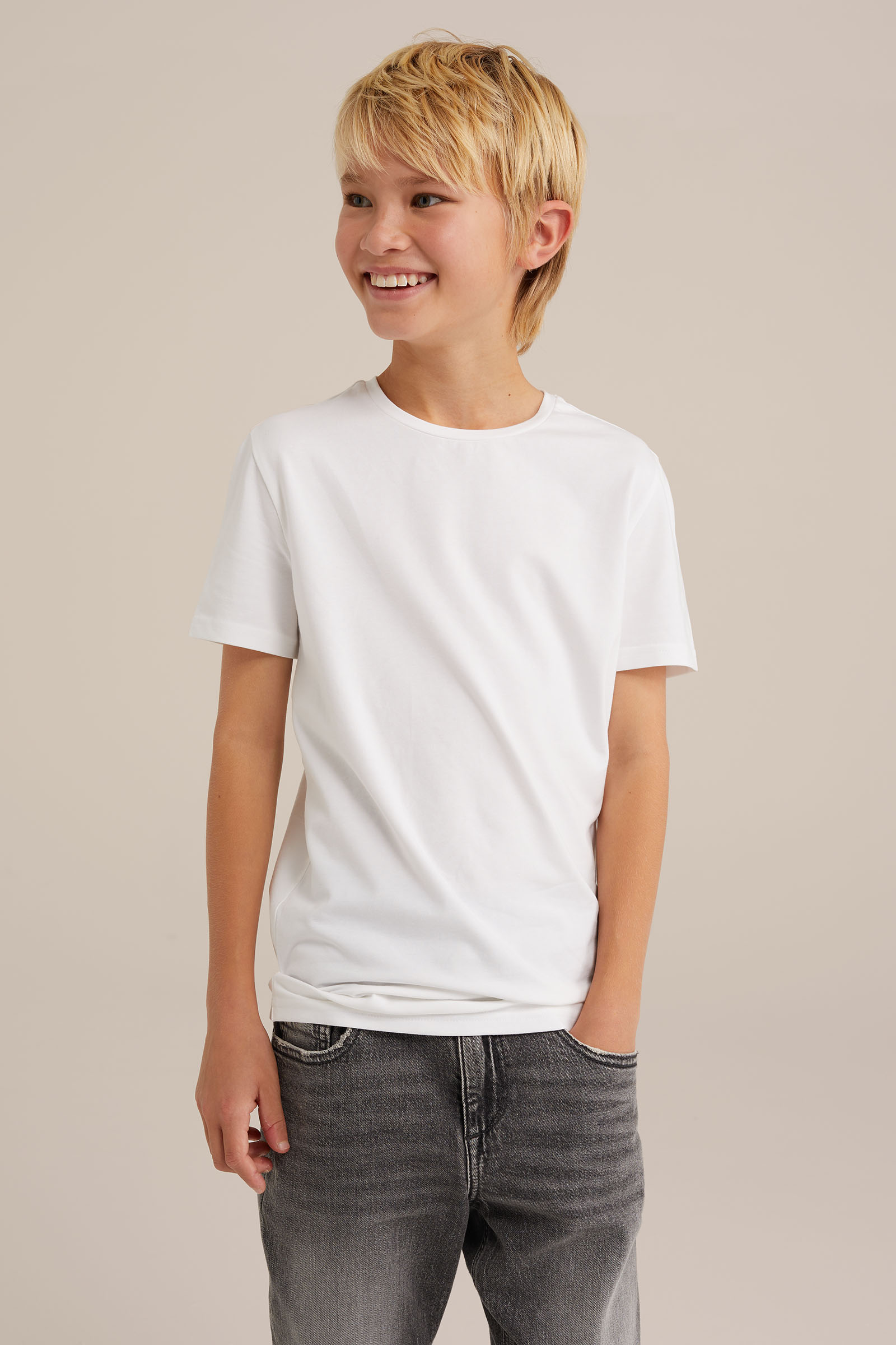 Jongens T-shirt, 3-pack WE Fashion Multikleur