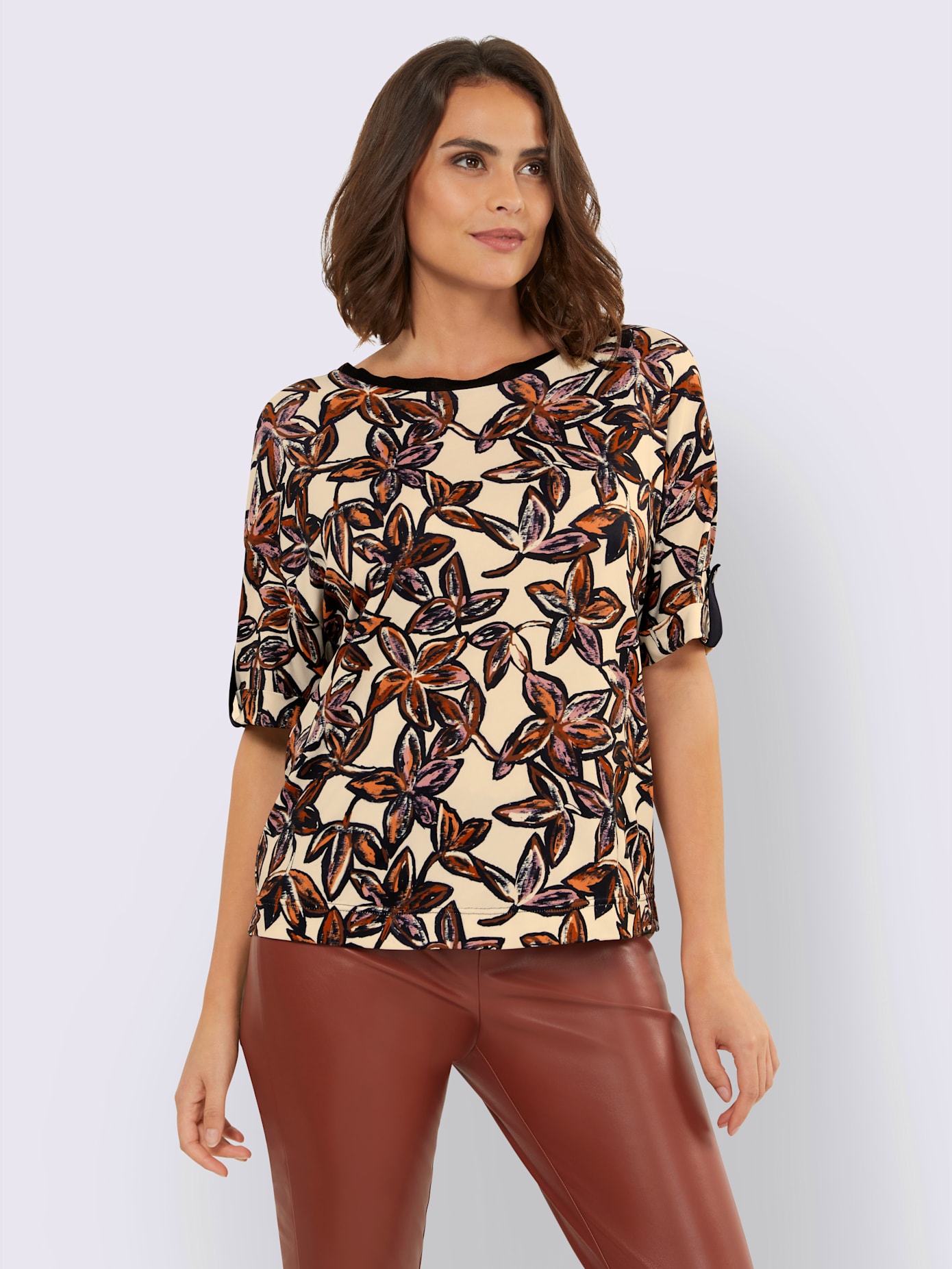 T-shirt imprimé élasthanne