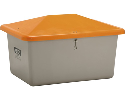 Cemo gritcontainer, grijs, 550 L