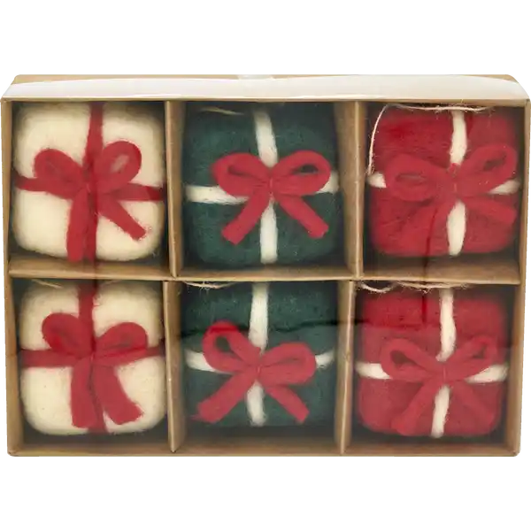 Anhänger Filz Geschenk Kugel