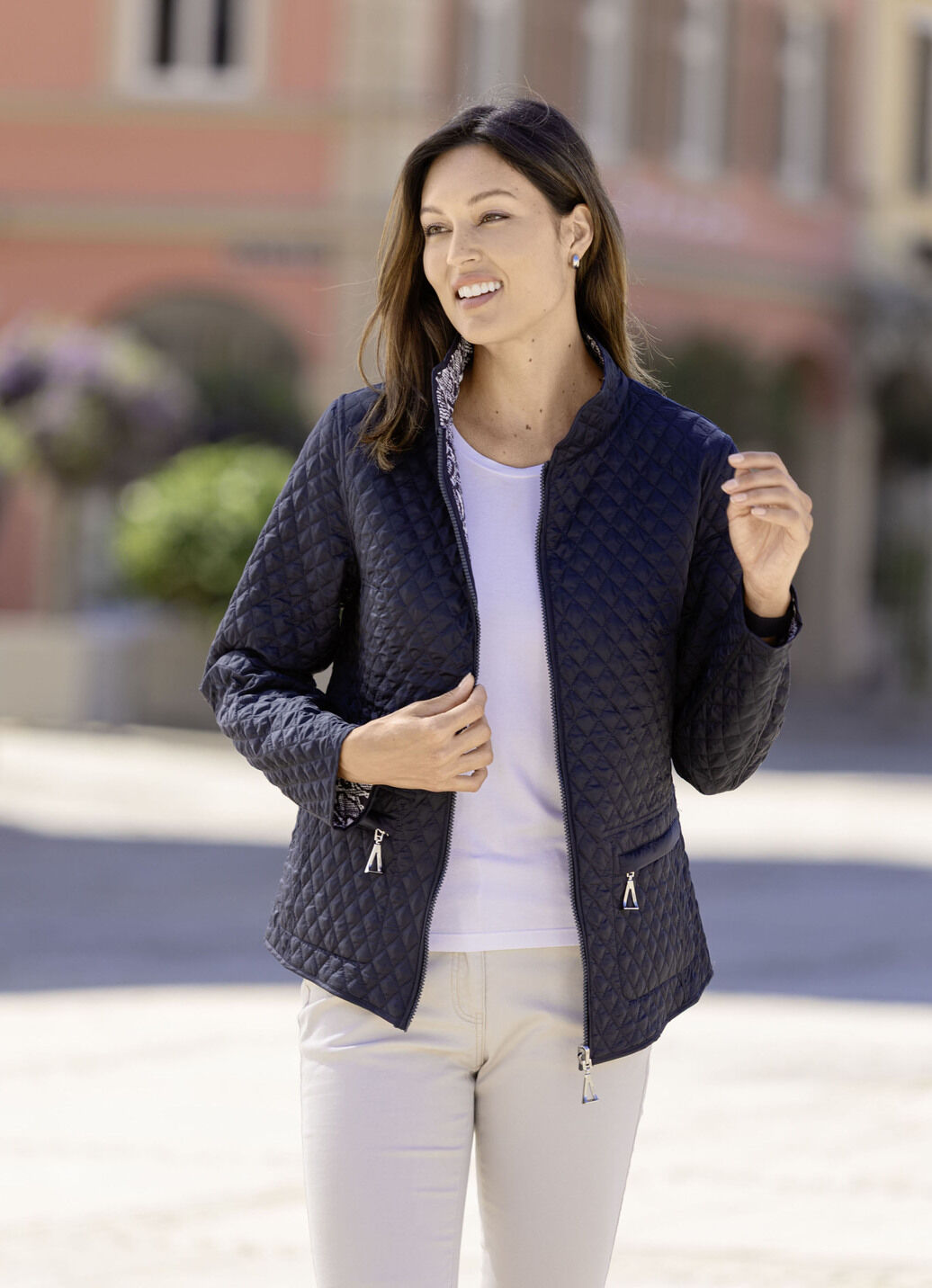 Funktions-Wendejacke mit Reptildessin
